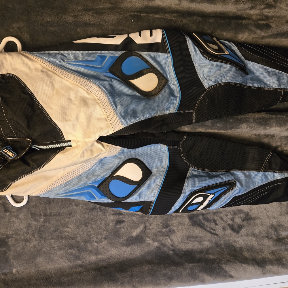 Blue and Black Racing Pants